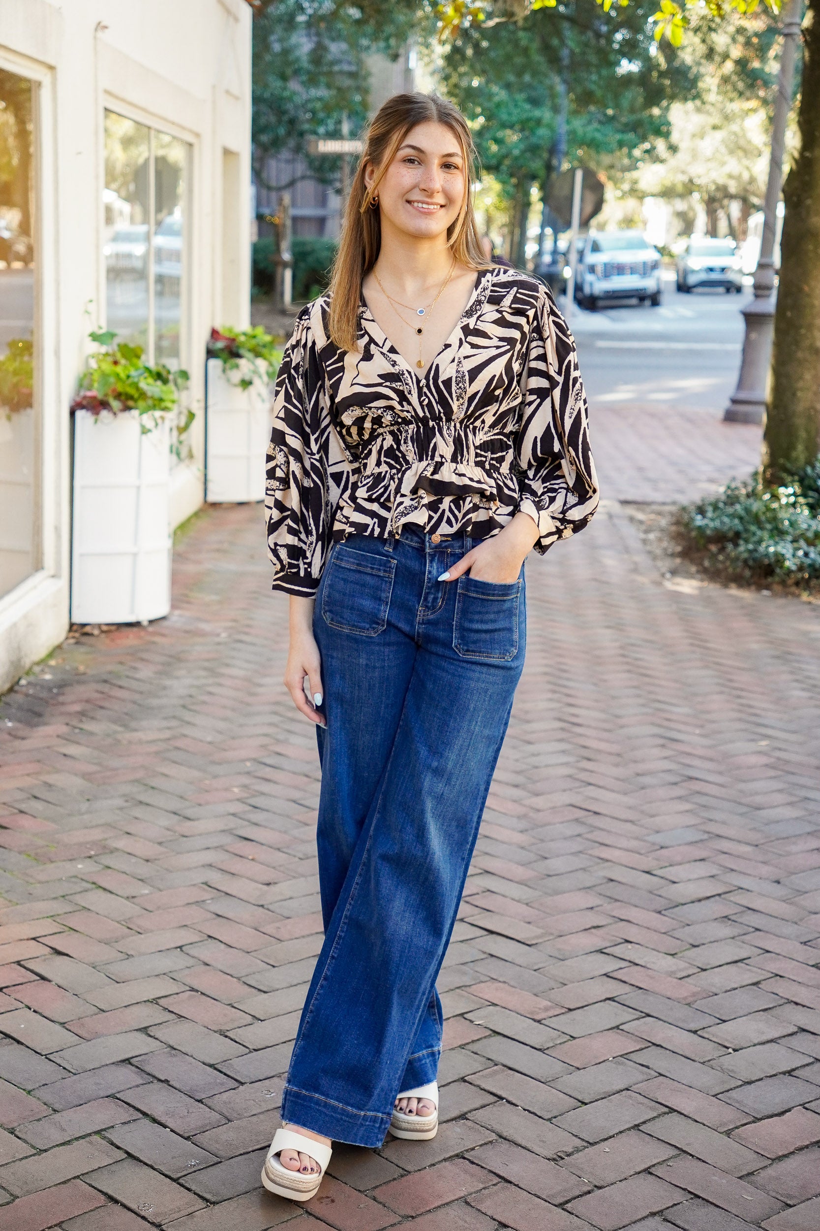 Front Pocket Trouser Jeans