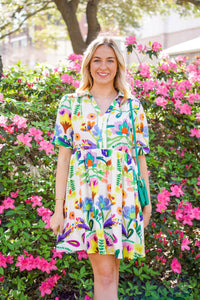 printed floral dress
