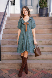 Gingham Autumn Dress