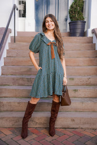 Gingham Autumn Dress