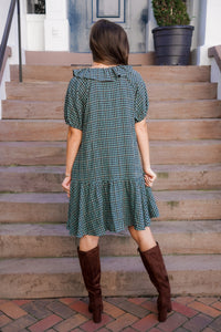Gingham Autumn Dress