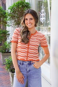 Sunset Stripe Top