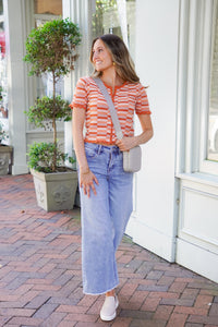 Sunset Stripe Top