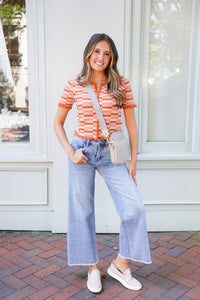 Sunset Stripe Top