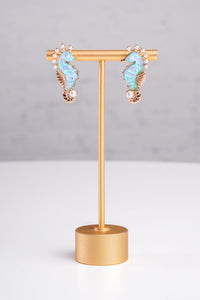 Shimmering Seahorse Earrings
