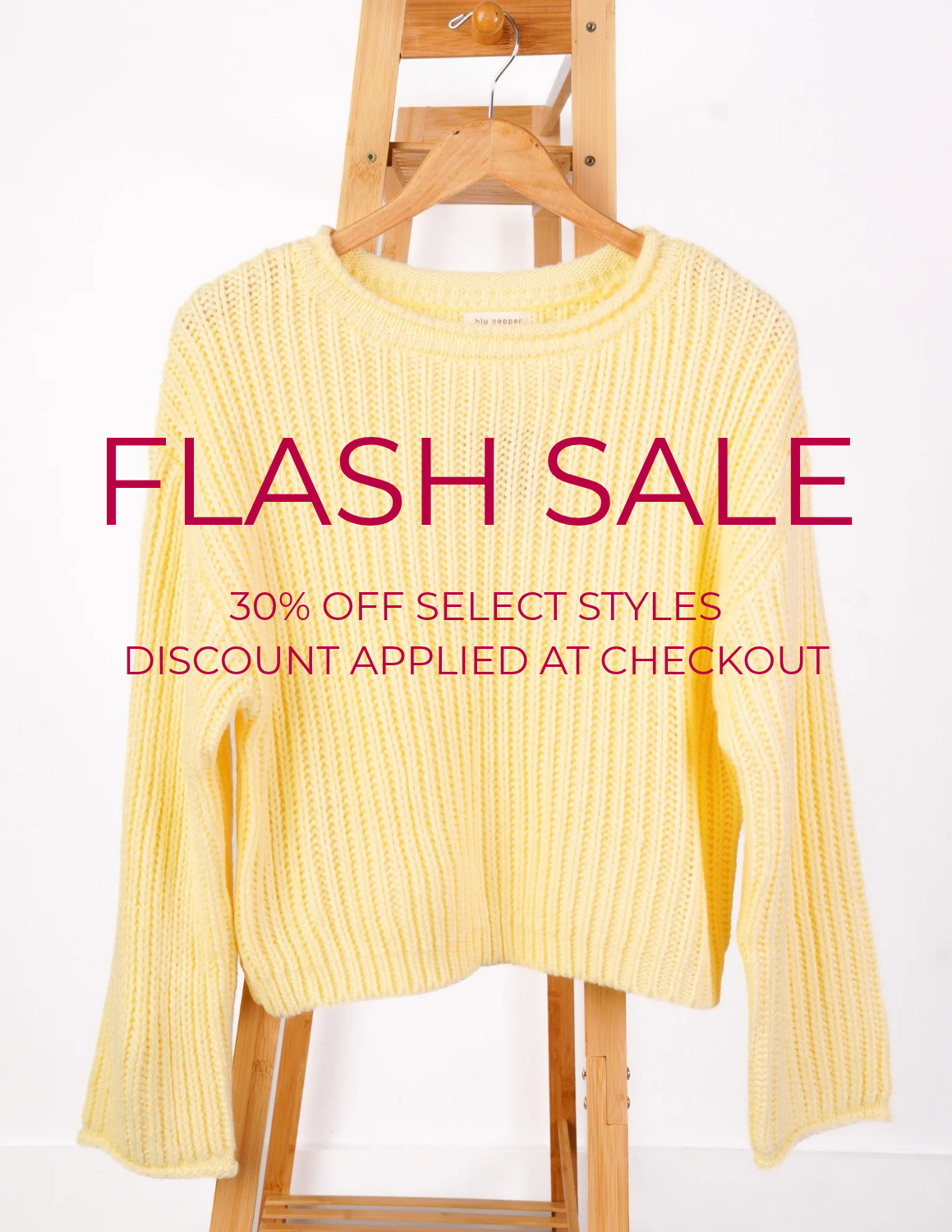 Flash Sale 30% off - 48 HOURS - Discount applied at checkout