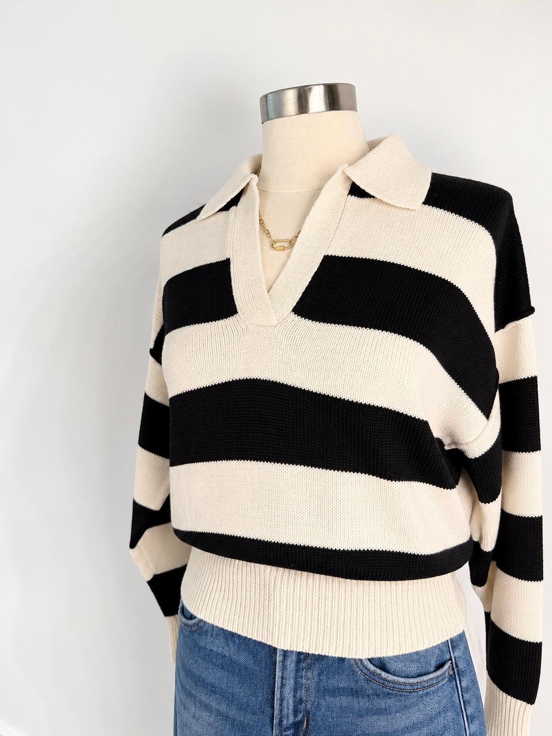 Stripe Knit Sweater