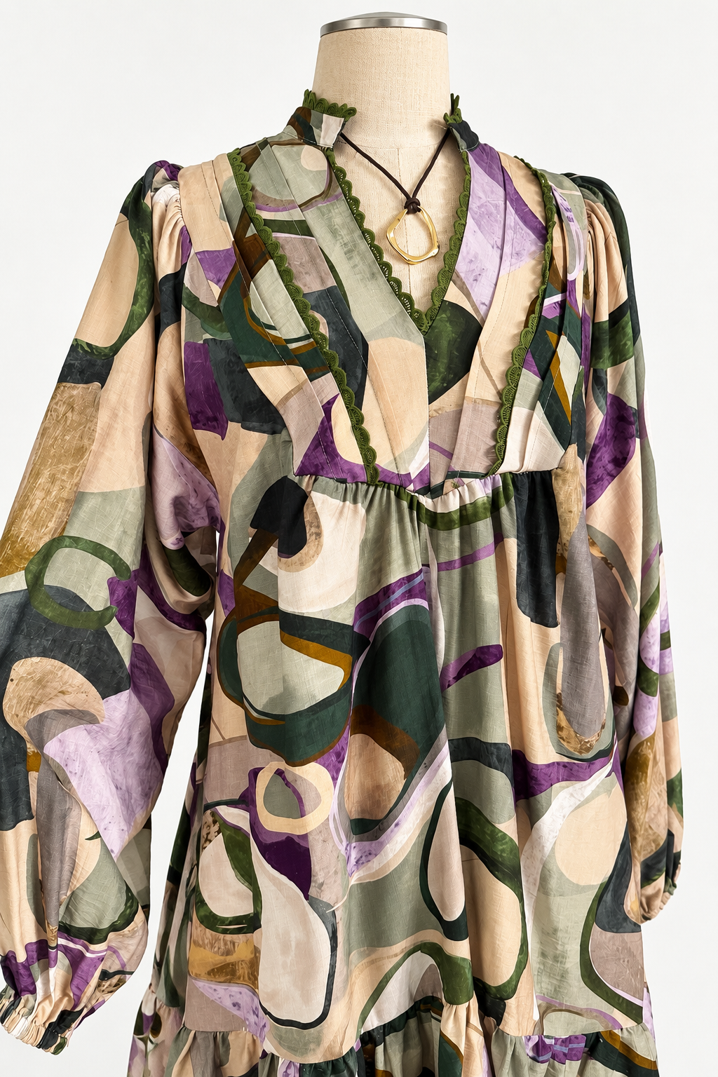 Mixed Abstract Dress