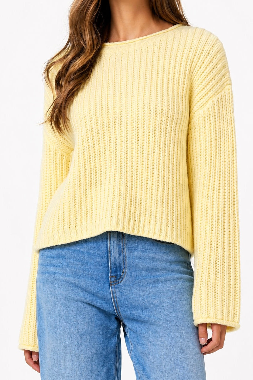 Buttercup Ribbed Sweater