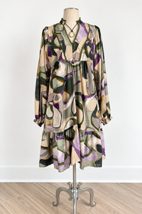 Mixed Abstract Dress