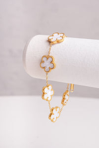 clover-bracelet-white-emerald-gold