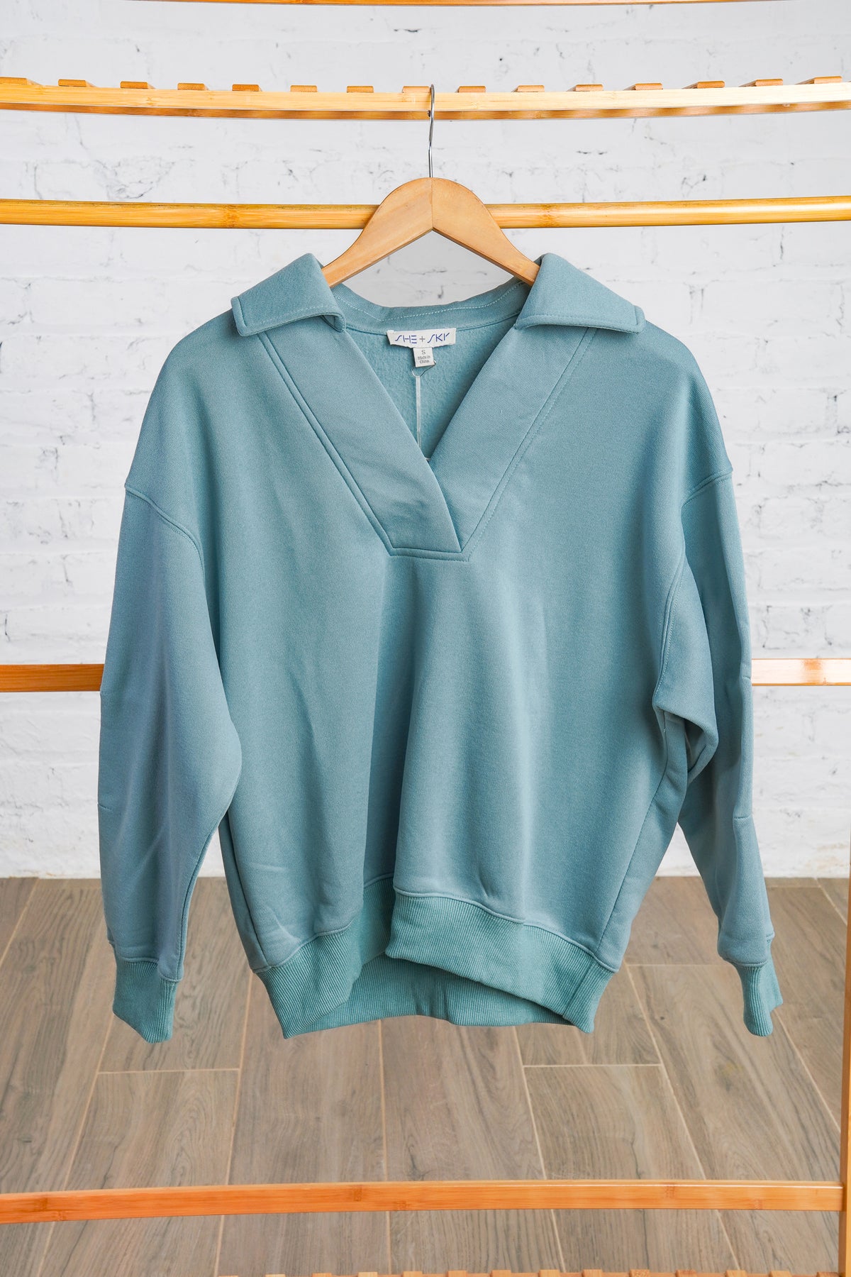 Comfy Fleece Pullover v neck