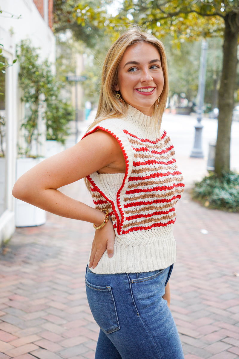 Sweater Knit Vest 