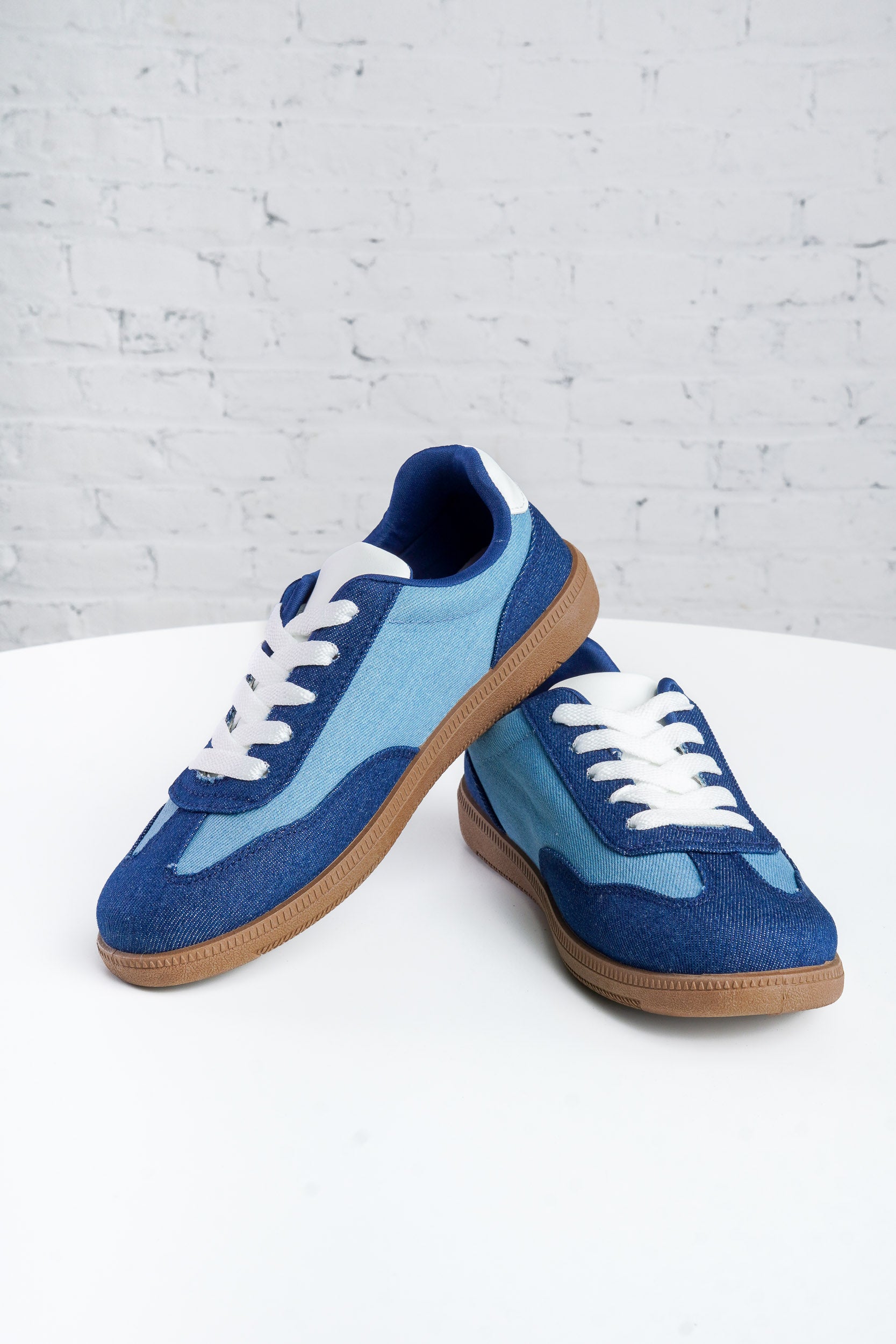 Denim Sneakers – Red Clover