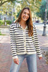 striped cardigan 