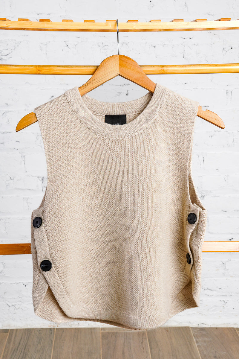 Cream knit sweater 