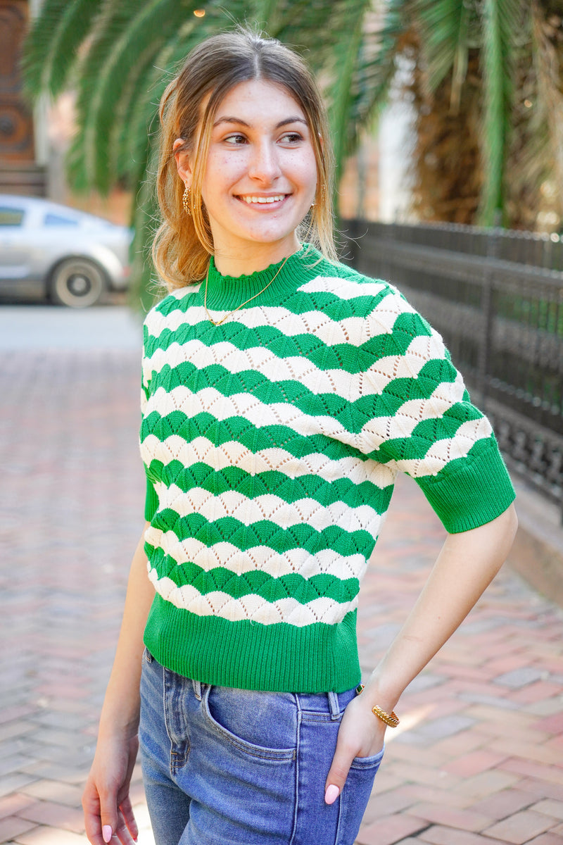 Evergreen Knit Top