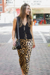 Rana Leopard Skirt