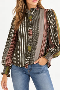 Mixed Signals Blouse