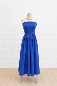 Indigo Glow Maxi Dress