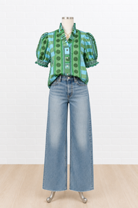 Juniper Mixed Print Top