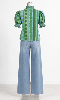 Juniper Mixed Print Top