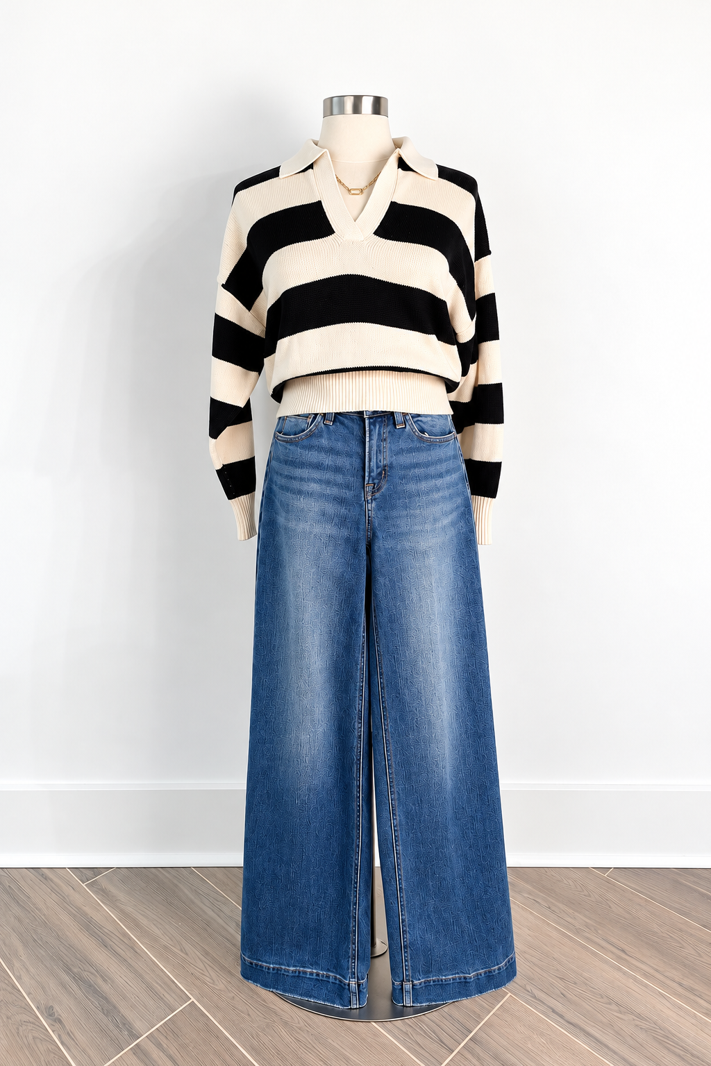 Stripe Knit Sweater
