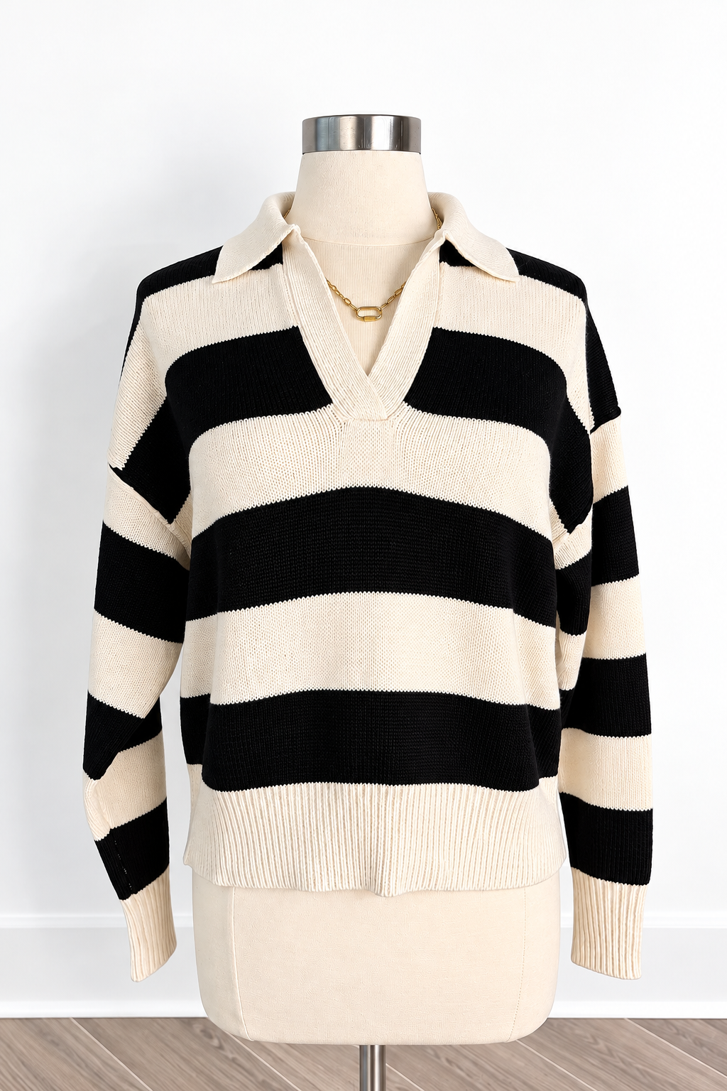 Stripe Knit Sweater