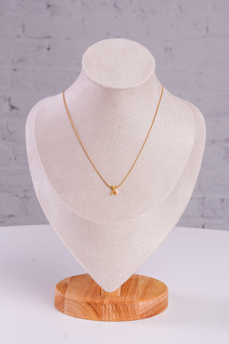 Initial Gold Necklace