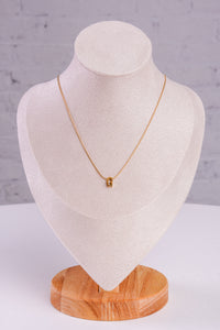 Initial Gold Necklace