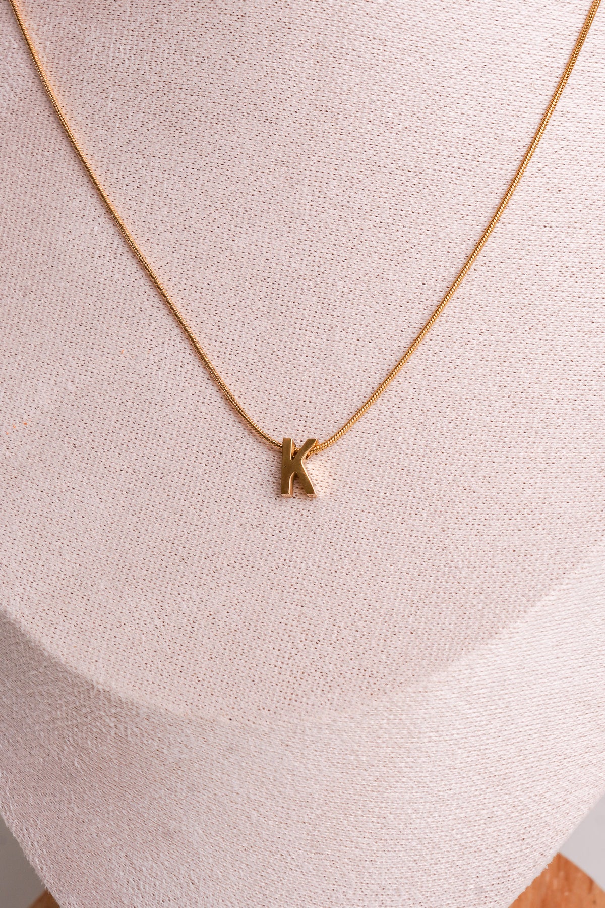 Initial Gold Necklace