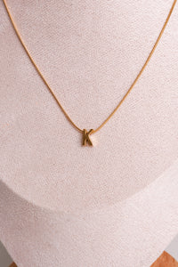 Initial Gold Necklace