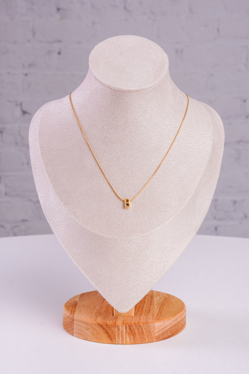 Initial Gold Necklace