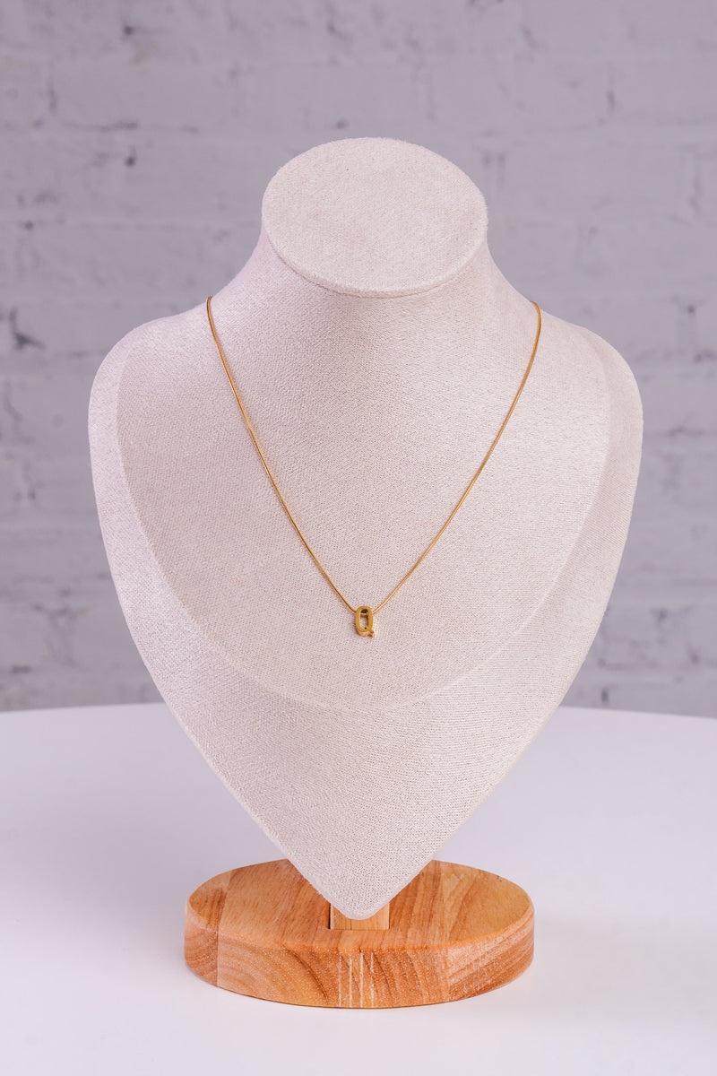 Initial Gold Necklace