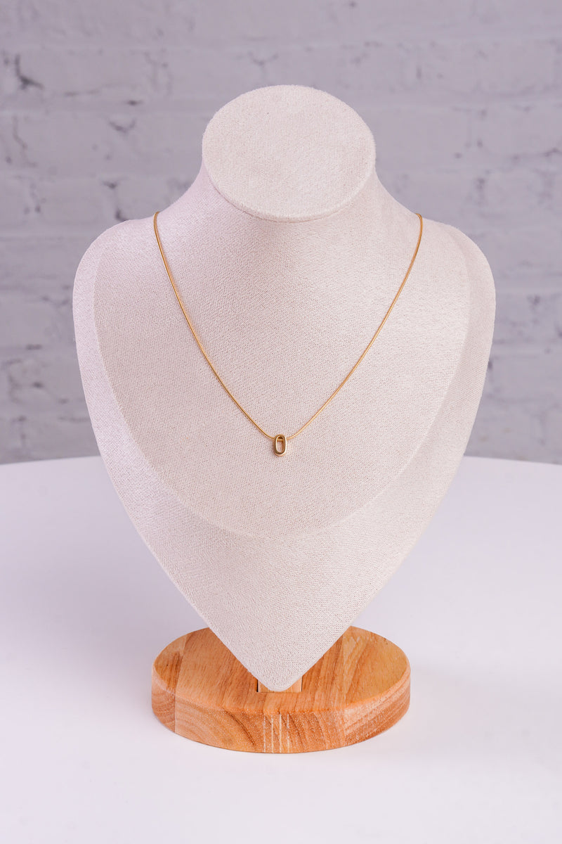 Initial Gold Necklace