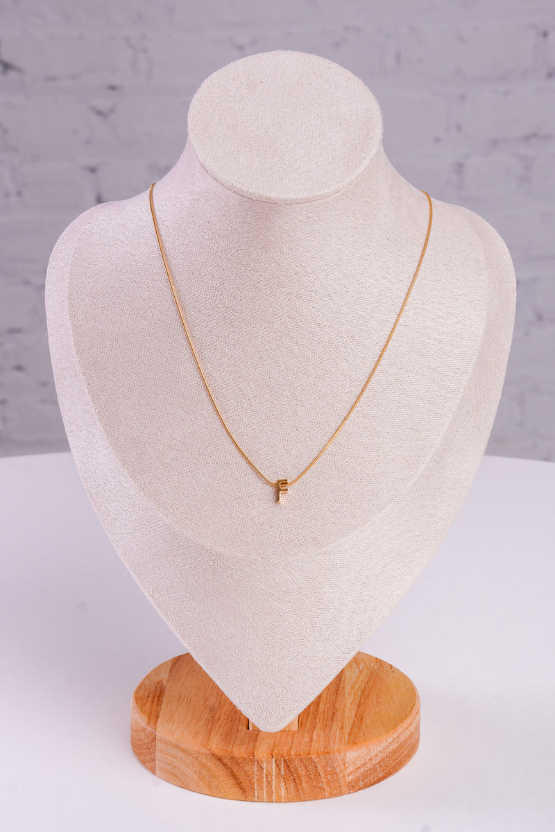 Initial Gold Necklace