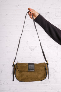 Olive Buckle Crossbody 