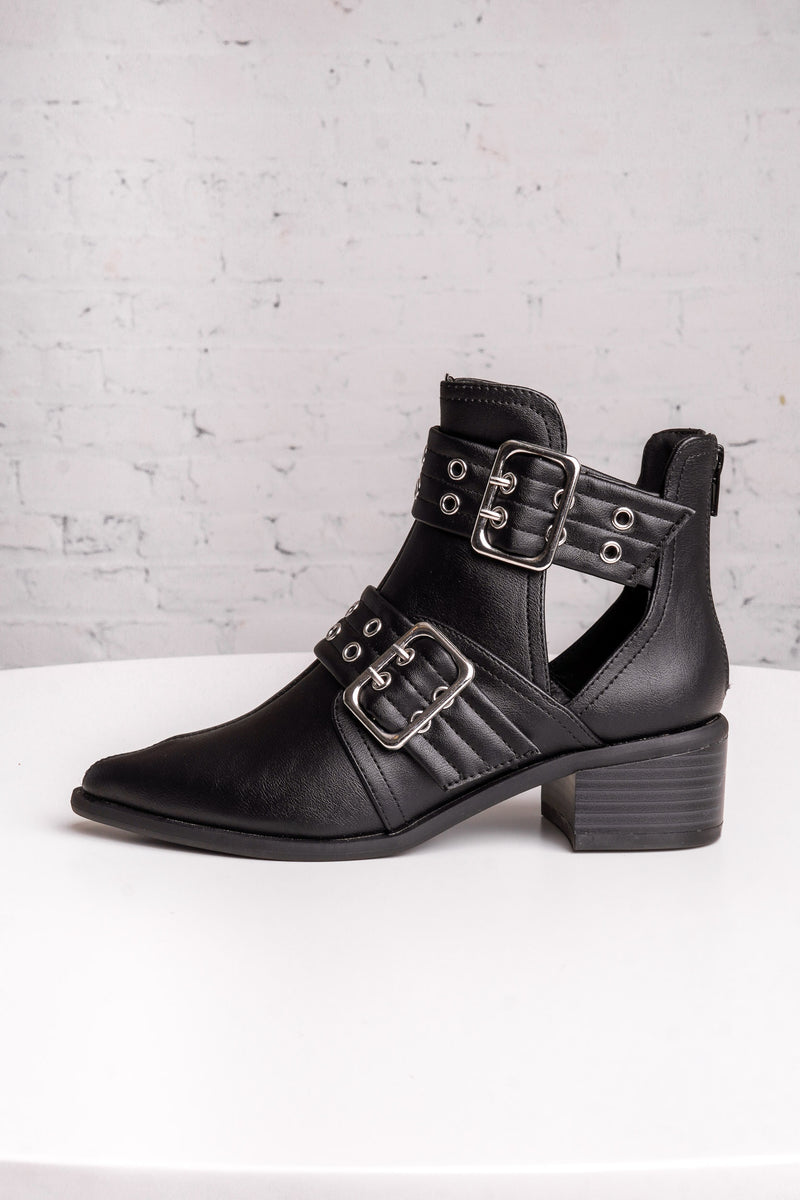 black-buckle-bootie-