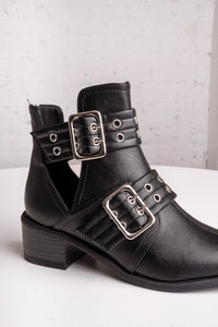 black-buckle-bootie-