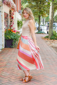 pleated midi dress 