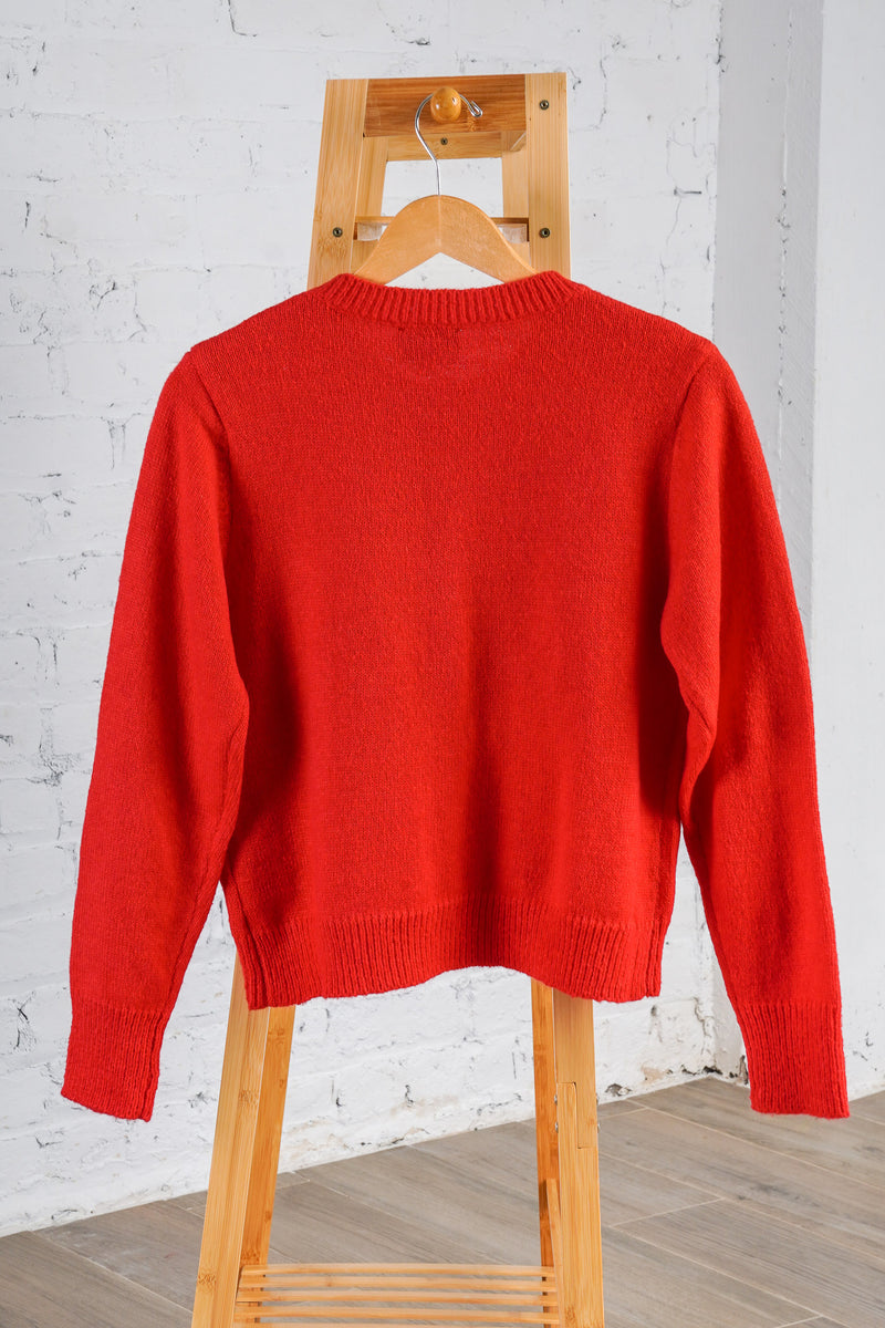 Red bow Sweater