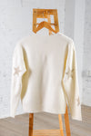 cream star sweater 