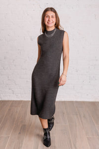 Grey Sweater Dress 