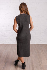 Grey Knit Dress 