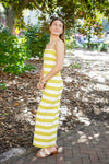 stripe maxi dress 