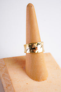 Hammered Gold Ring