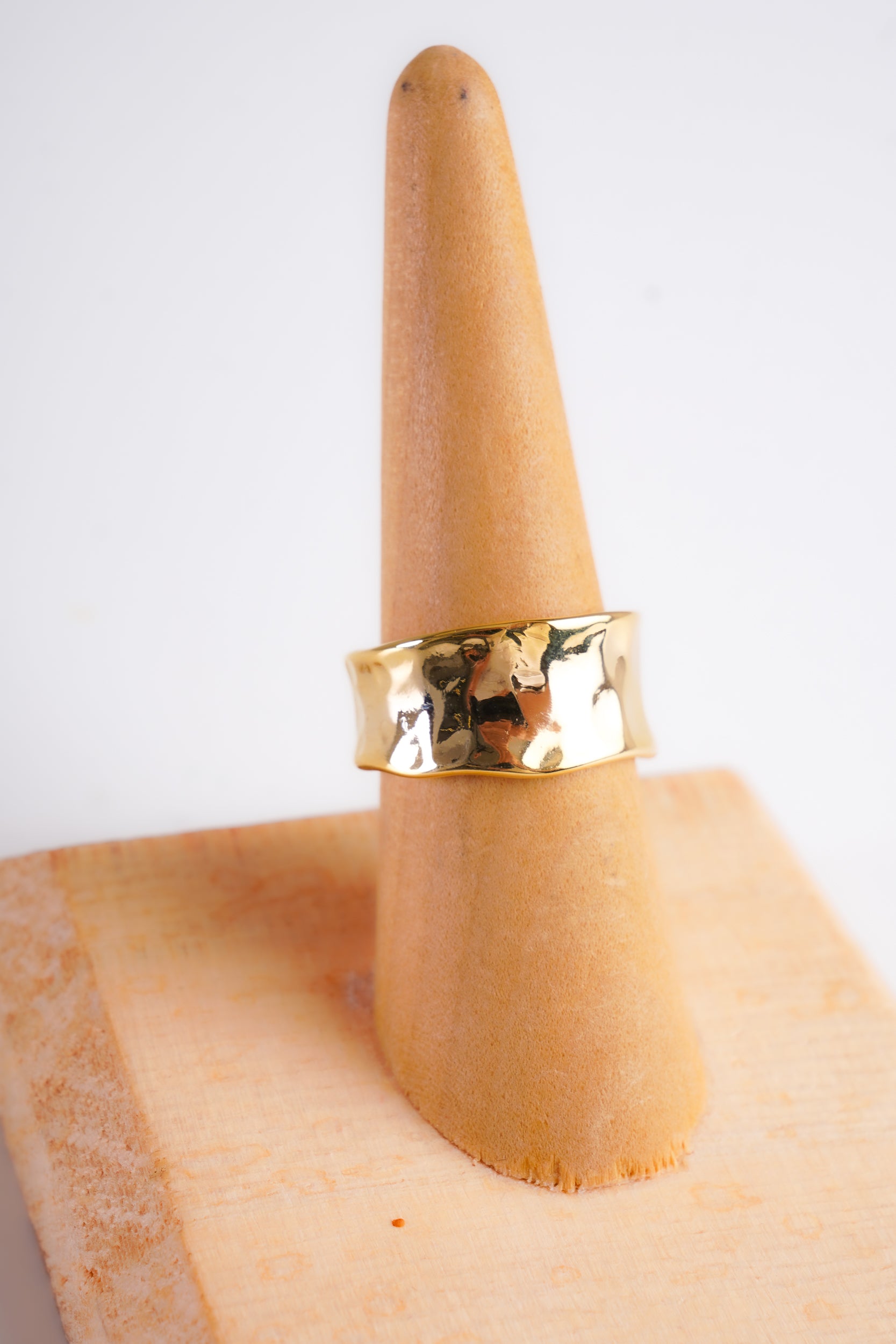 Hammered Gold Ring
