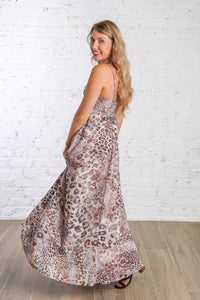 Charmed Animal Print Maxi Dress