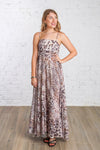 Charmed Animal Print Maxi Dress