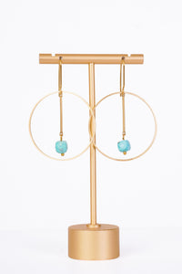 Turquoise Orbit Earrings